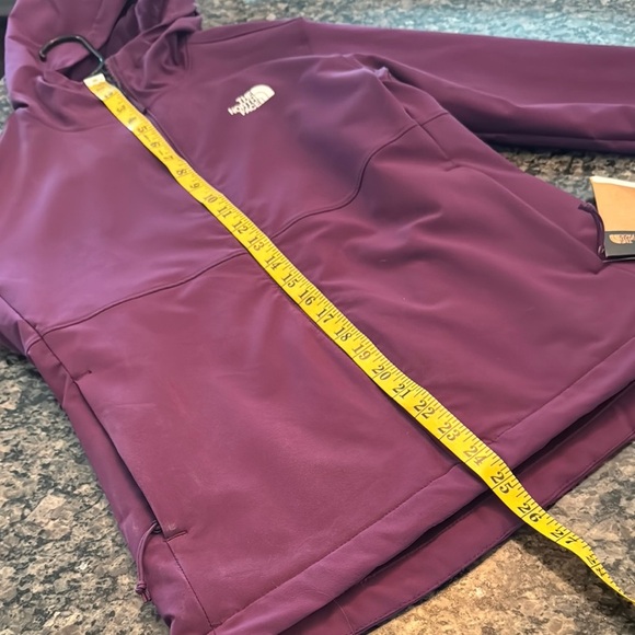 The North Face windwall Maroon Hooded Jacket NWT S - Picture 14 of 16